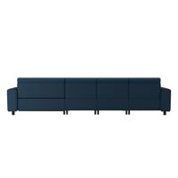 Emily Three Seater Sofa Power Left with Large Long Seat